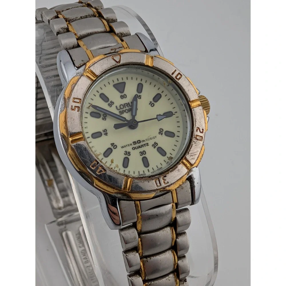 Lorus Sport Women's Watch 28mm‎ Case Two Tone 7.25